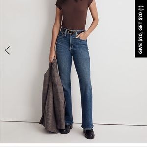 NWT tall perfect vintage flare jeans in Hallstrom wash